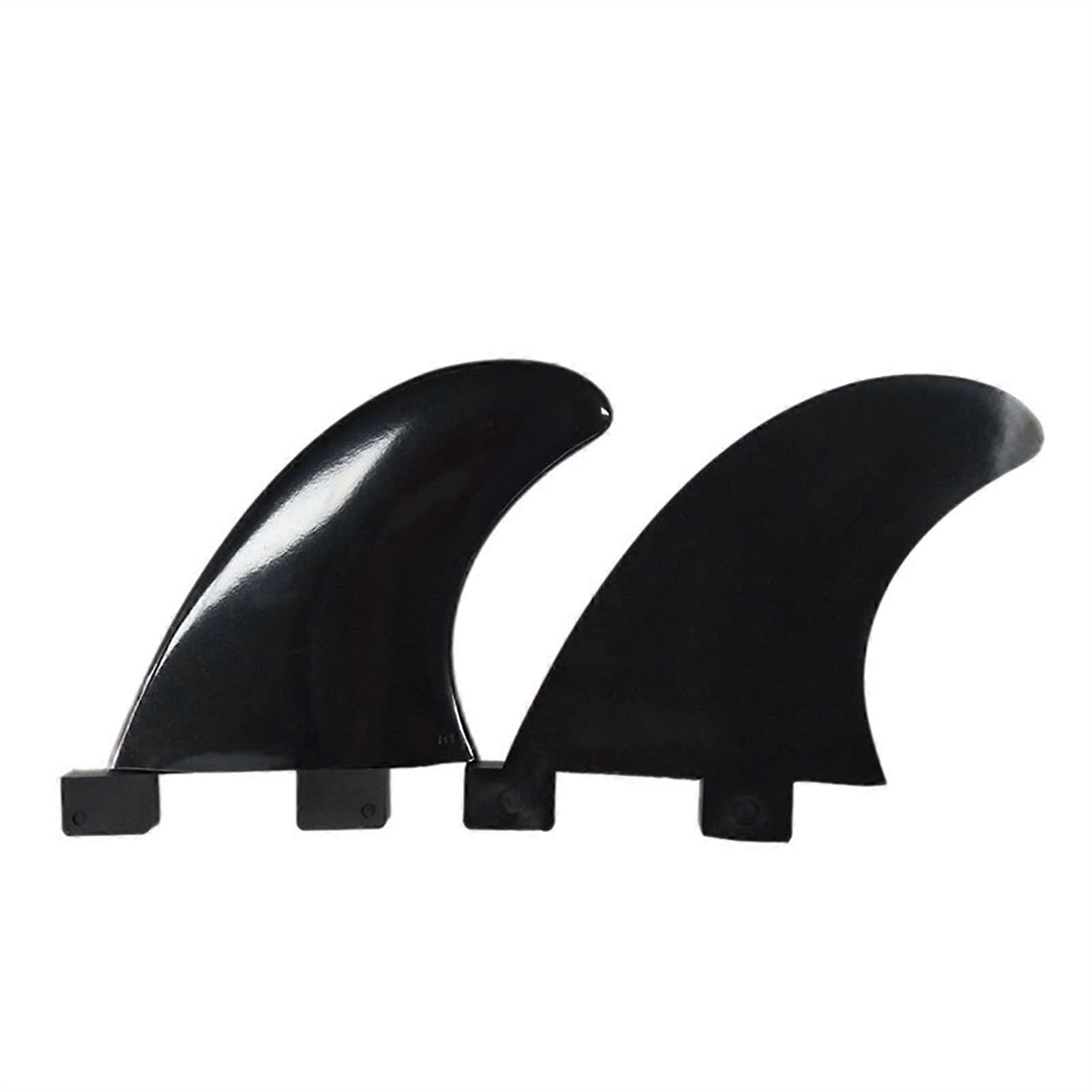Electric Surfboard with Plastic Tail Rudder, Powerful Black GL, Two-Piece Small Fish Fin, Side Fin for Enhanced Stability