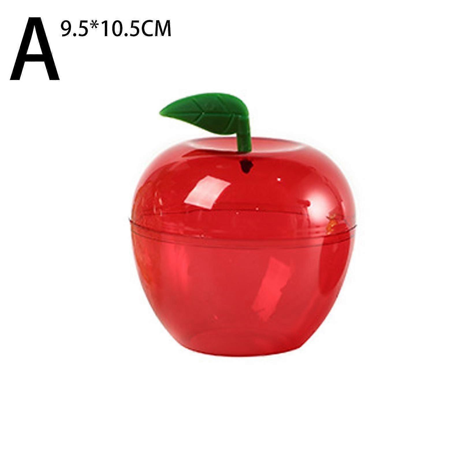 Caja de caramelos de recipiente de plástico Adorno de favor de chocolate en forma de manzana roja