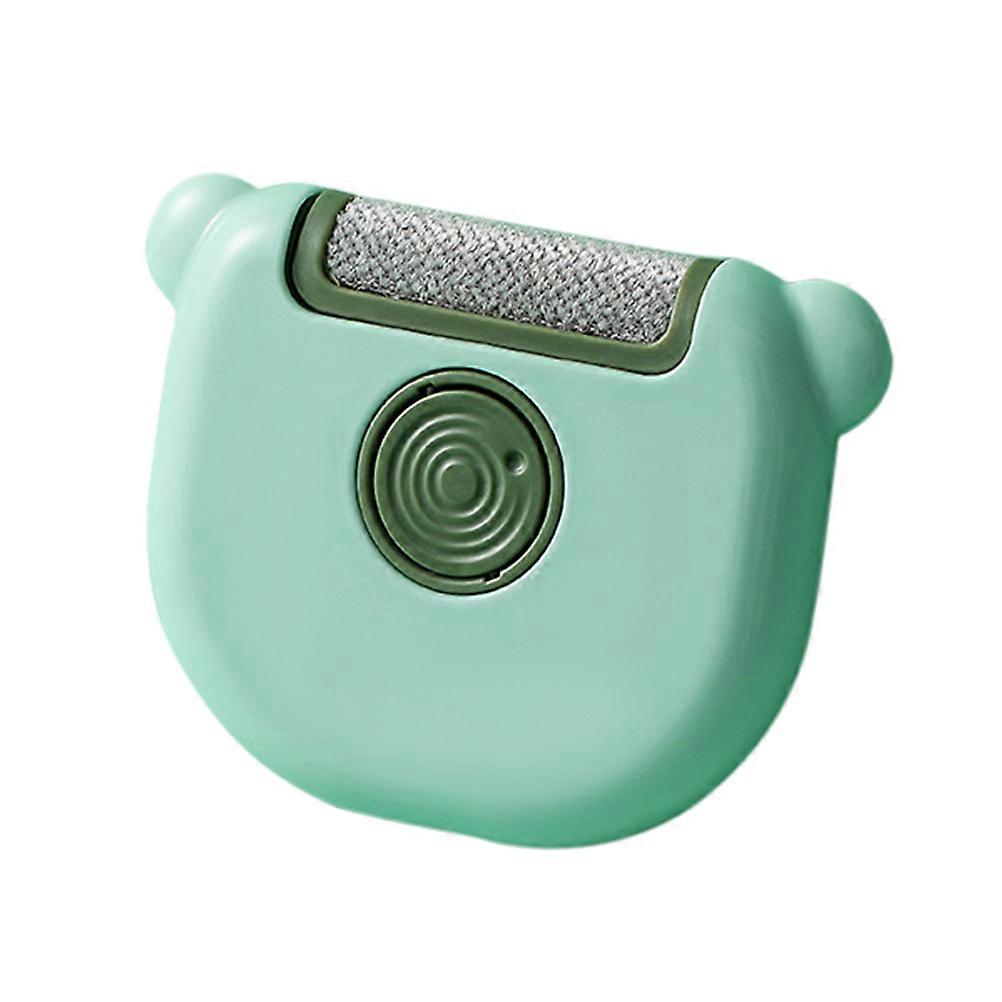 Fuzz Remover Handheld Lint Trimmer Portable Hairball Debobbler for Clothes Sweaters Sofas Curtains Durable Space Saving Design Green
