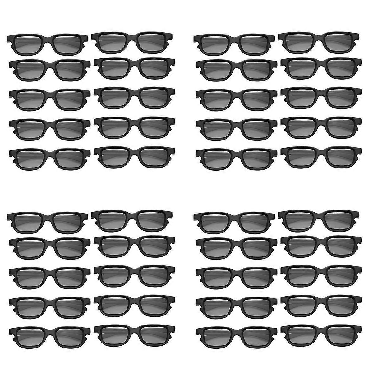 10Pcs Polarized Passive 3D Glasses for Cinema IMIX Screen