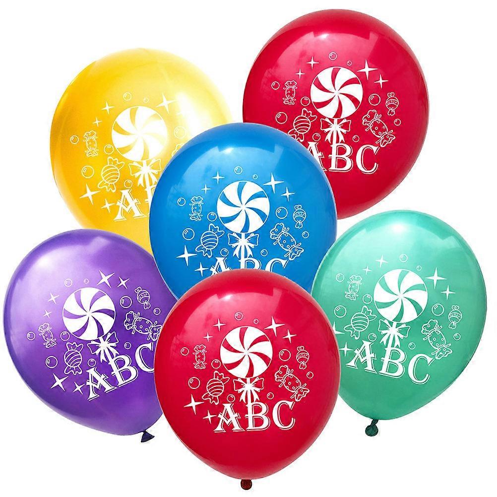 Sequin Balloon Decorative School Opening Party Layout Round Latex Balloons 63Pcs