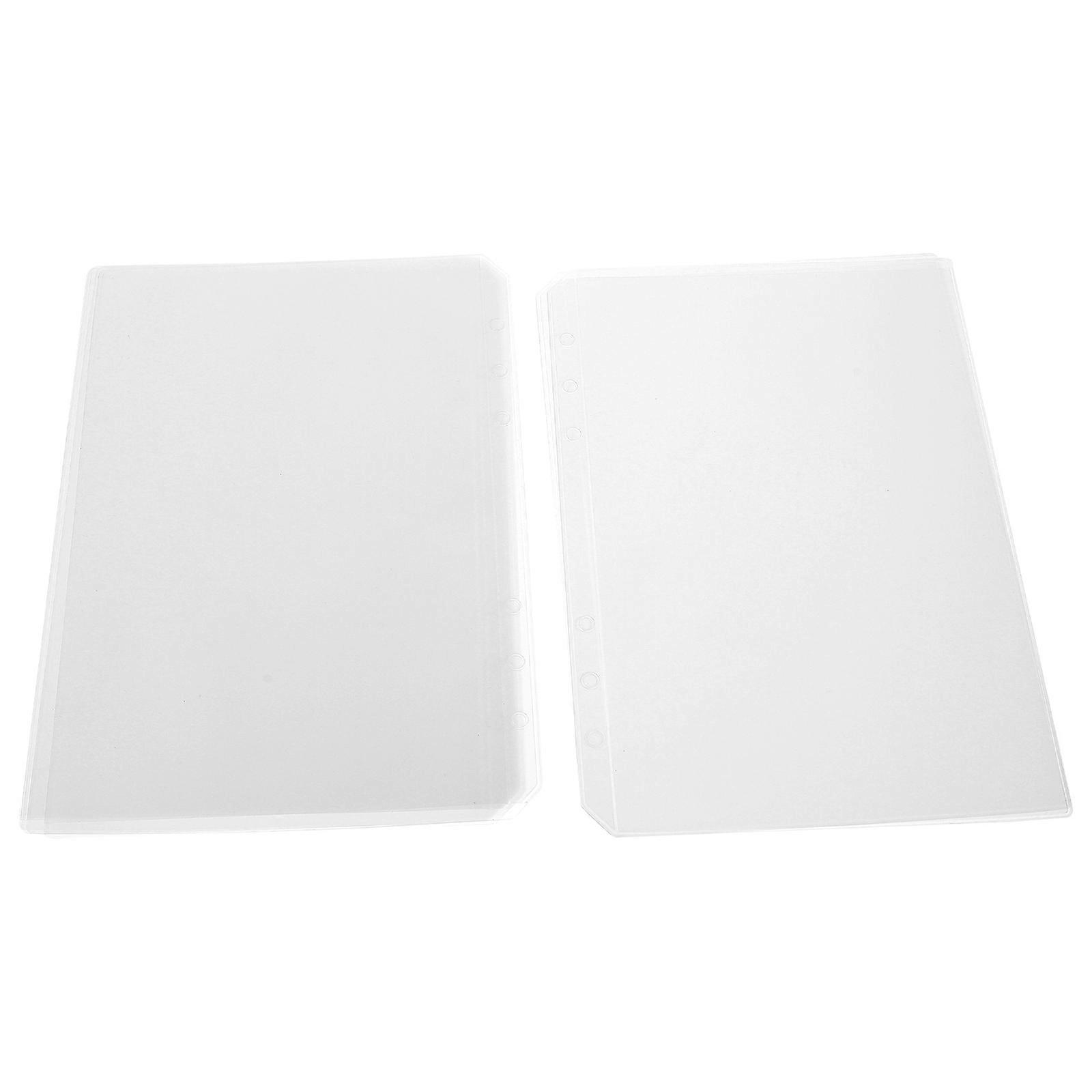 6pcs Transparent PVC Storage Pouches for Name Cards, Travel Documents & Notes – Compact, Easy to Clean Organizing Bags
