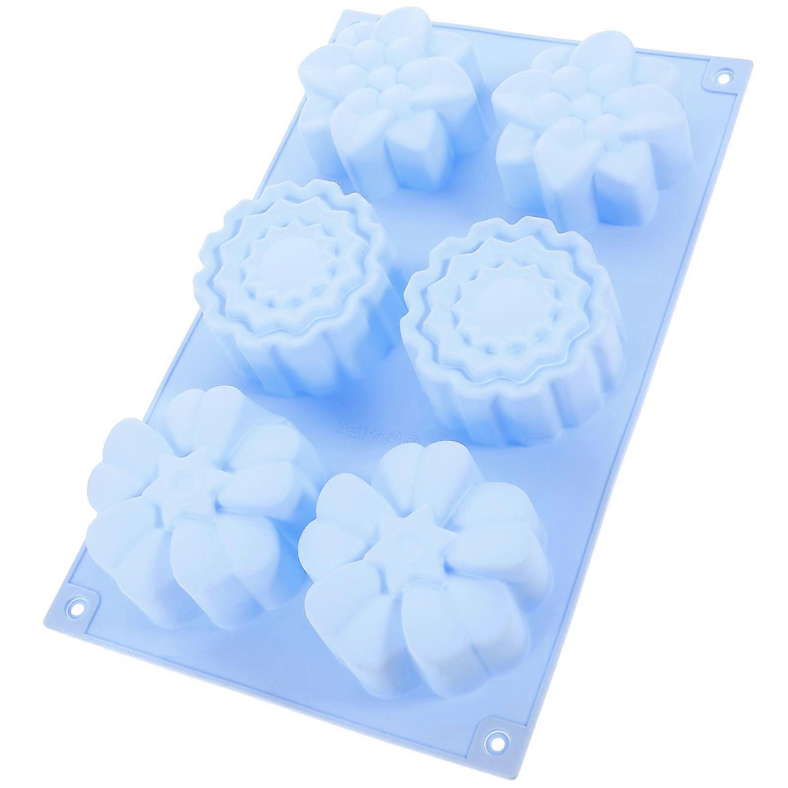 Fondant Chocolate Baking Tool Heat Reusable Flower Shaped 1Set