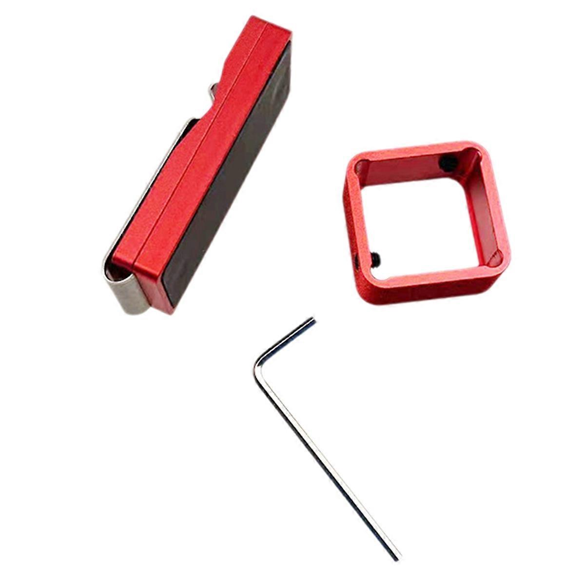 Billiard Chalk Holder Aluminum Alloy Billiard Chalk Holder Set Red