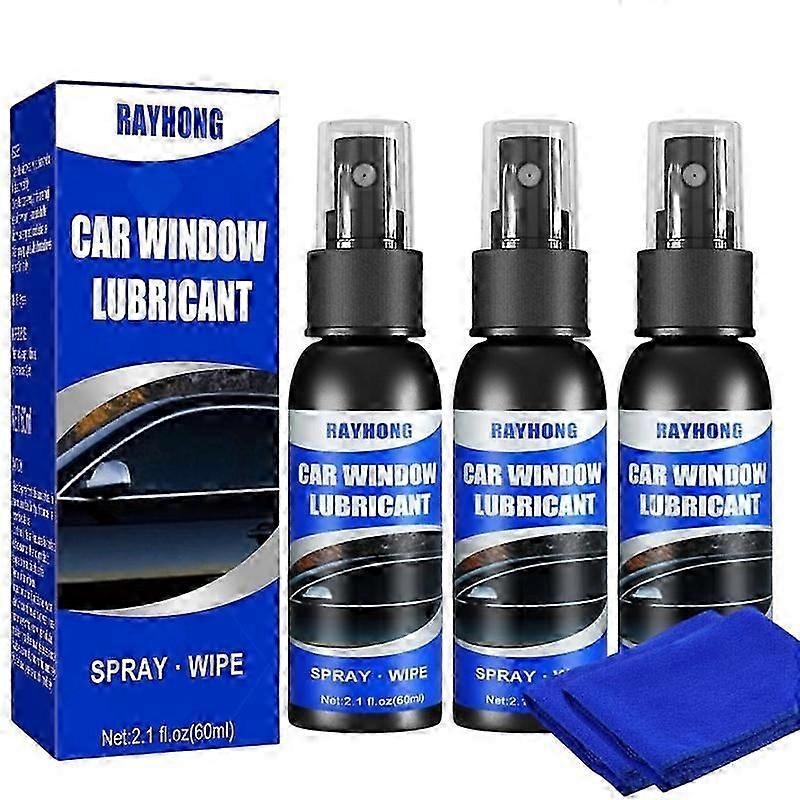 1-3pcs Car Lubricant Window Door Rubber Strip Softening Spray Anti-rust Eliminates Noise Maintenance Window Lubricant agent 60ml