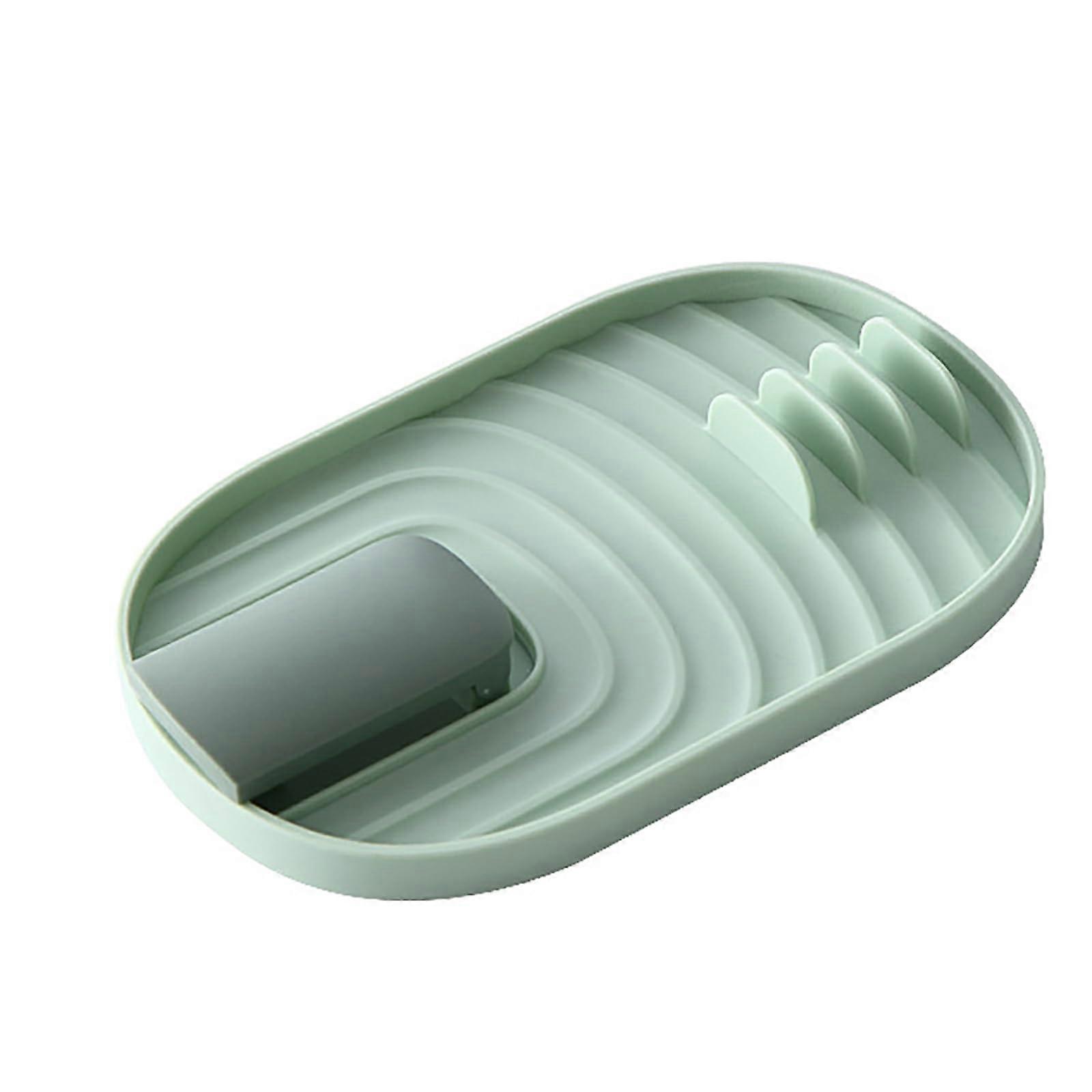 Kitchen Storage Solution, Efficient Kitchen Organizer Rack for Pots, Lids, and Spatulas, Space-Saving Plastic Design