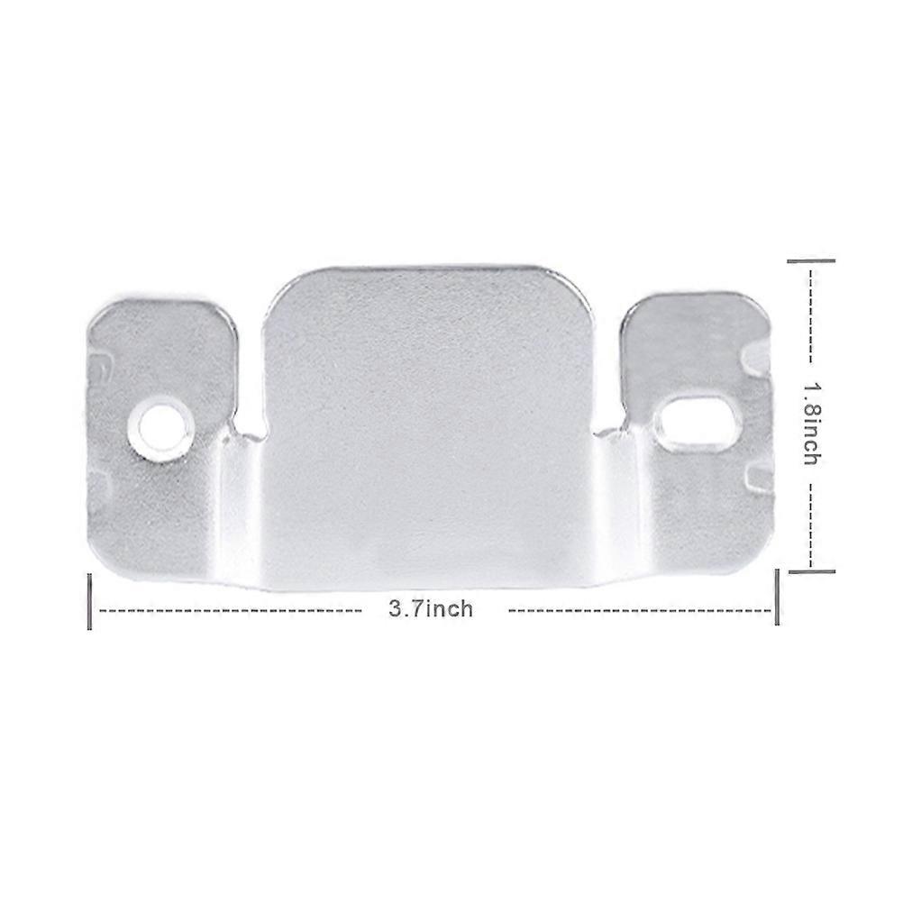 Silver Sofa Connector Metal for Furniture Uses 10Pcs Interlocking