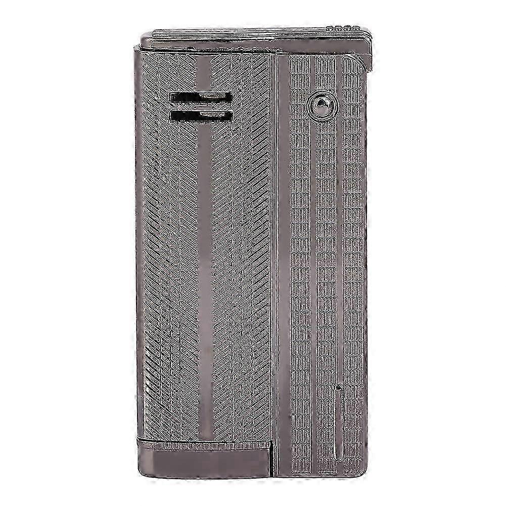 וינטאג 'אובלאט אופנתי קל משקל מתכת ניידת קל משקל שימוש יומיומי (שחור)