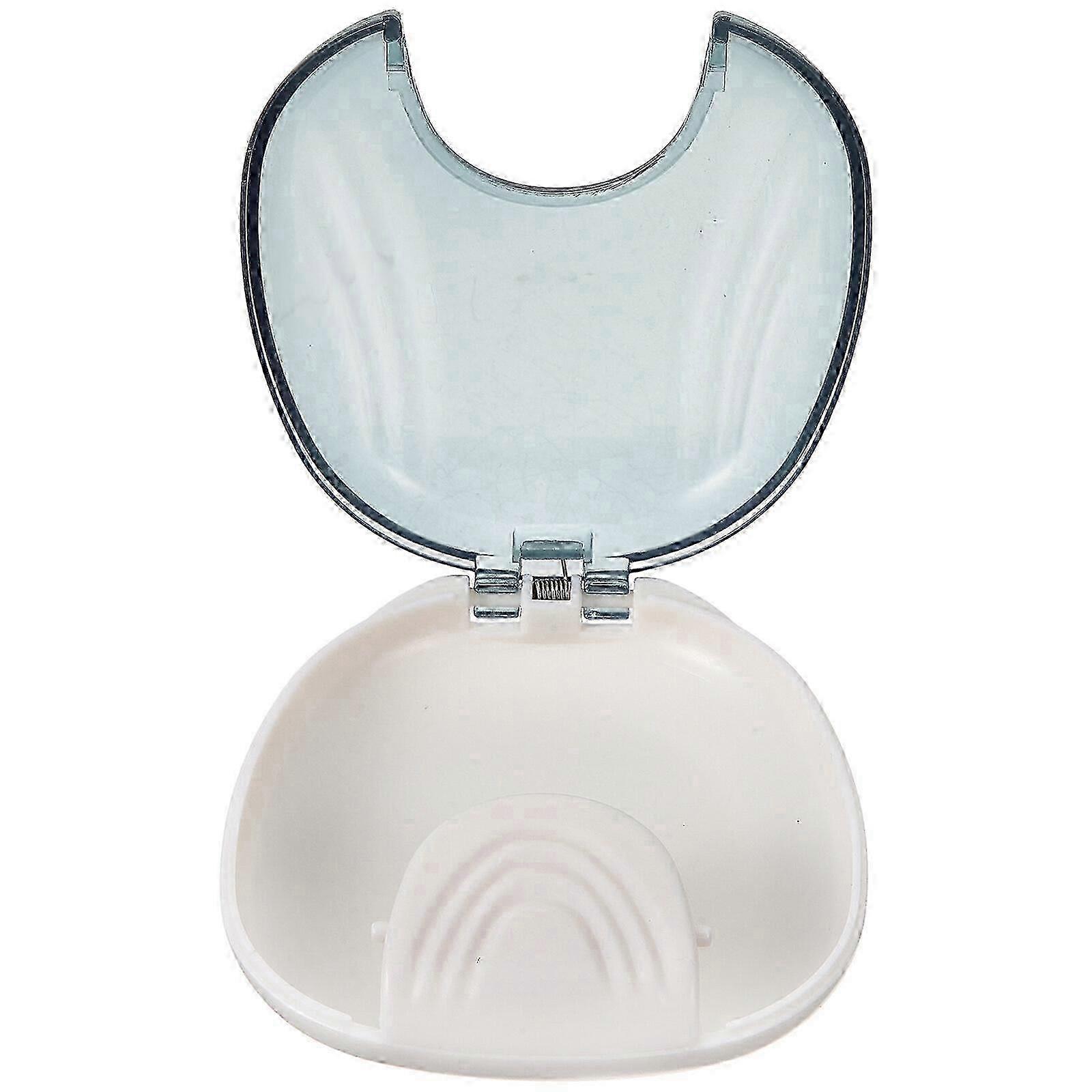 Portable Denture Case Travel Container Small Holder for Dentures