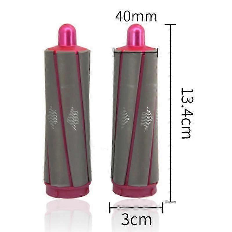 2PCS for Supersonic Hair Dryer Curling Attachment Curling Barrels 40MM and Adapters Automatic Curl