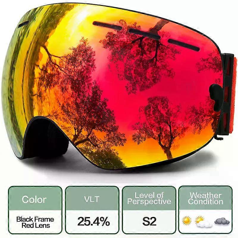 con Ski Goggles Men Women Anti-Fog Lens Winter Snow Sports Snowboard Goggles BNC
