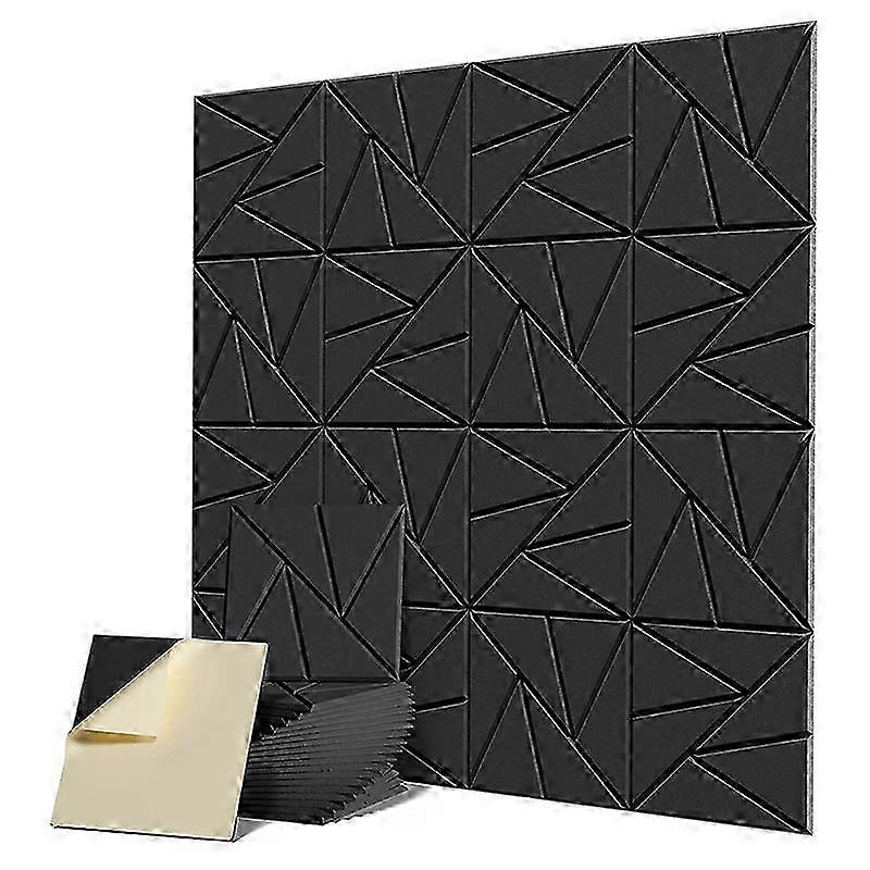 16Pcs Acoustic Panel with Self-Adhesive,12X12X0.4in Sound Proof Panel,Sound Panel High Density for H Edition 0704