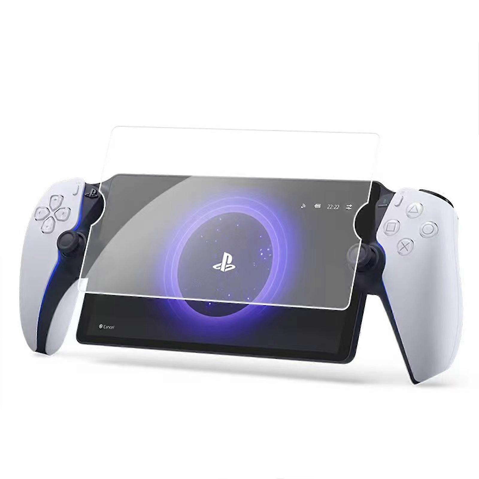 Screen Protector for PS Portal Remote Player, 9H Hardness, Scratch Resistant, Eye Protection Purple Light Protector