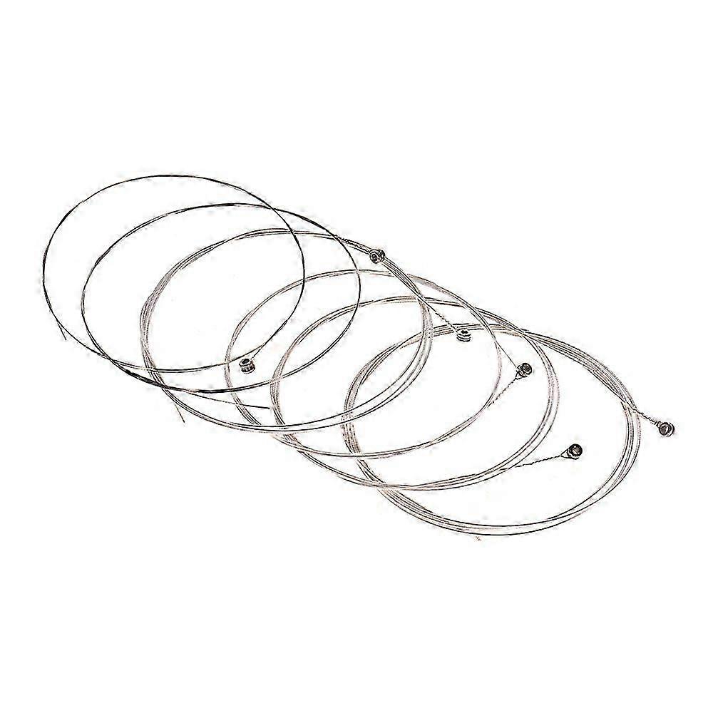 Alice A306 Series Acoustic Folk Guitar Strings Set Stainless Steel Wire Steel Core Silver-plated Copper Alloy Wound, 6pcs/ Set, Extra Light(.010-.047)