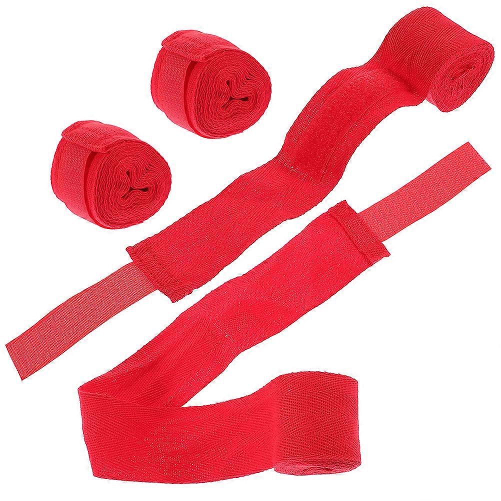4 Rolls Breathable Cotton Boxing Hand Wraps for Wrist Support, Sweat Absorption, and Protection in Boxing, Kickboxing, and Martial Arts Training