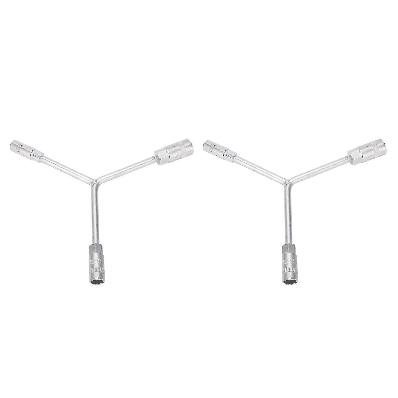 2Pcs 3Way Hex Wrench YType Internal Socket Spanner Tool 12/14/17mm for Bike Maintenance