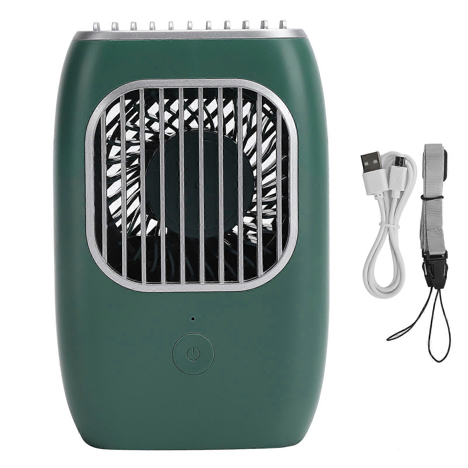 Mini Neck Fan USB Rechargeable Silent Portable HandsFree Wearable Lazy Hanging Cooler