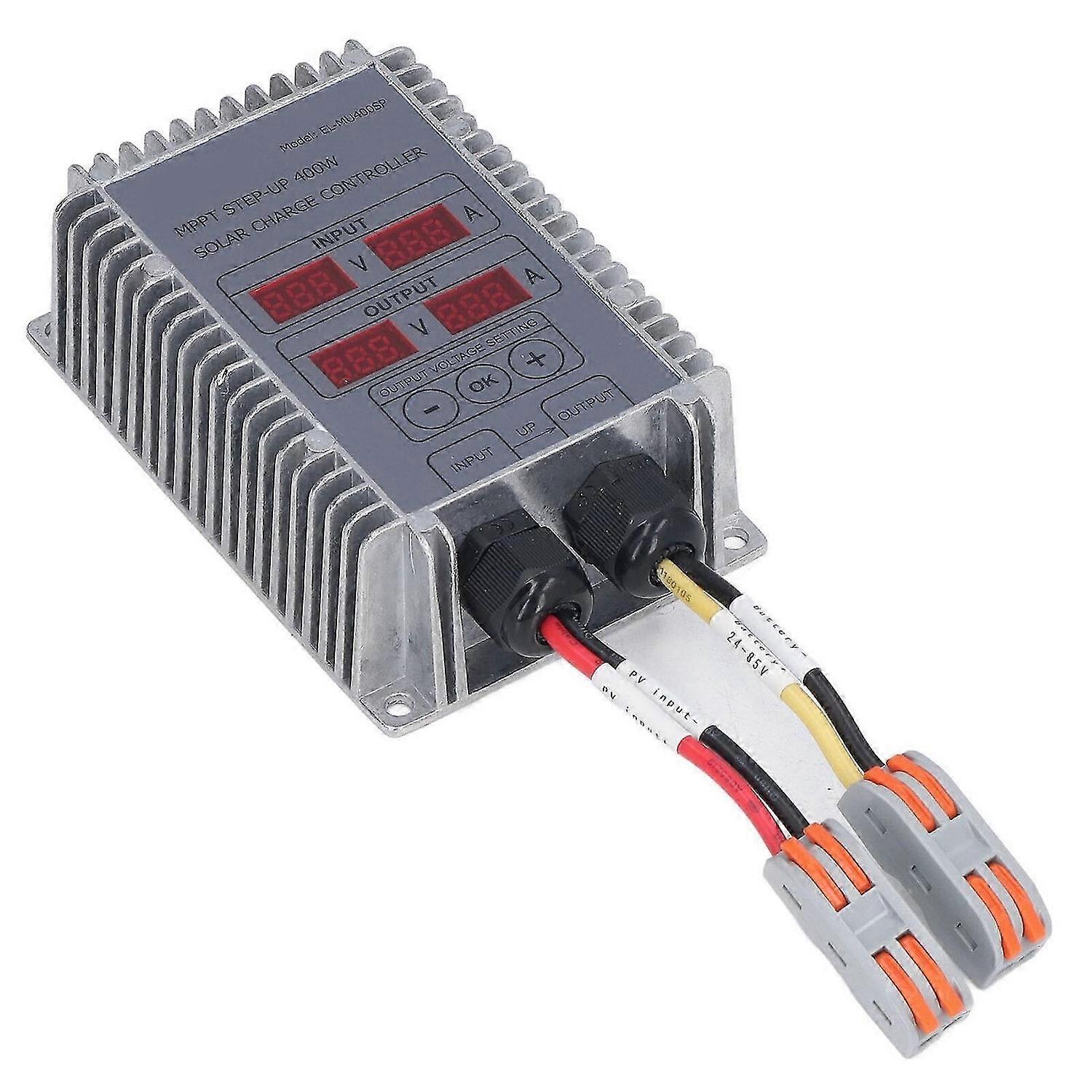 400W MPPT Step-up Real-time Tracking Solar Charge Controller Boost Solar Charge FT