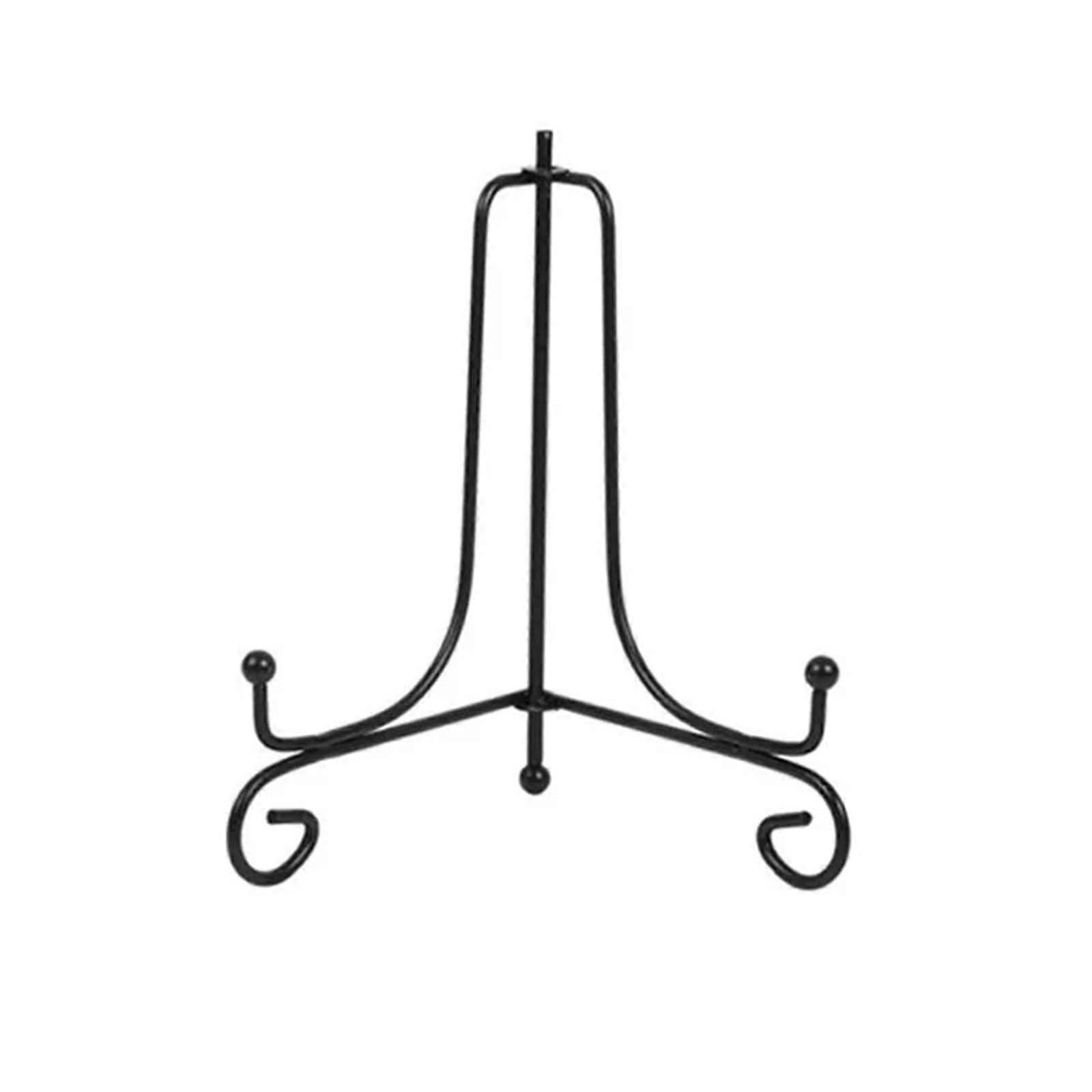 Laboratory Stand 10 Inch Black Iron Display Easel for Books, Photos, Plates, and Bowls - DIY Bracket Holder