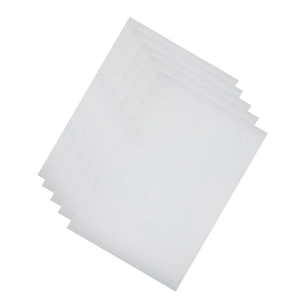 Printable Shrink Films Diy Material Rubber Stamp Sheets White Rectangular Professional 5Pcs