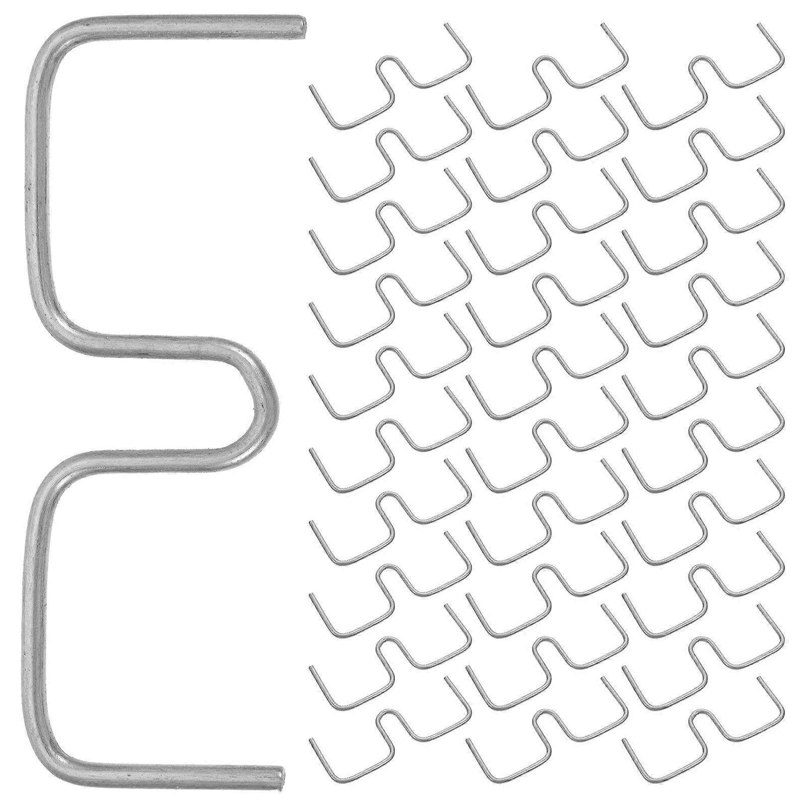 Garden Stem Clips Branch Pullers Growth Direction Change For Plants M-shaped Galvanized Cold-drawn Wire 1 Set