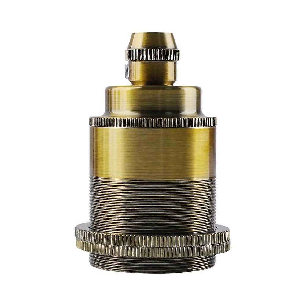 Adapter for Vintage Copper E27 Screw Lamp Socket Retro Pendant Light Fixture Lamp Holder for Home Lighting C