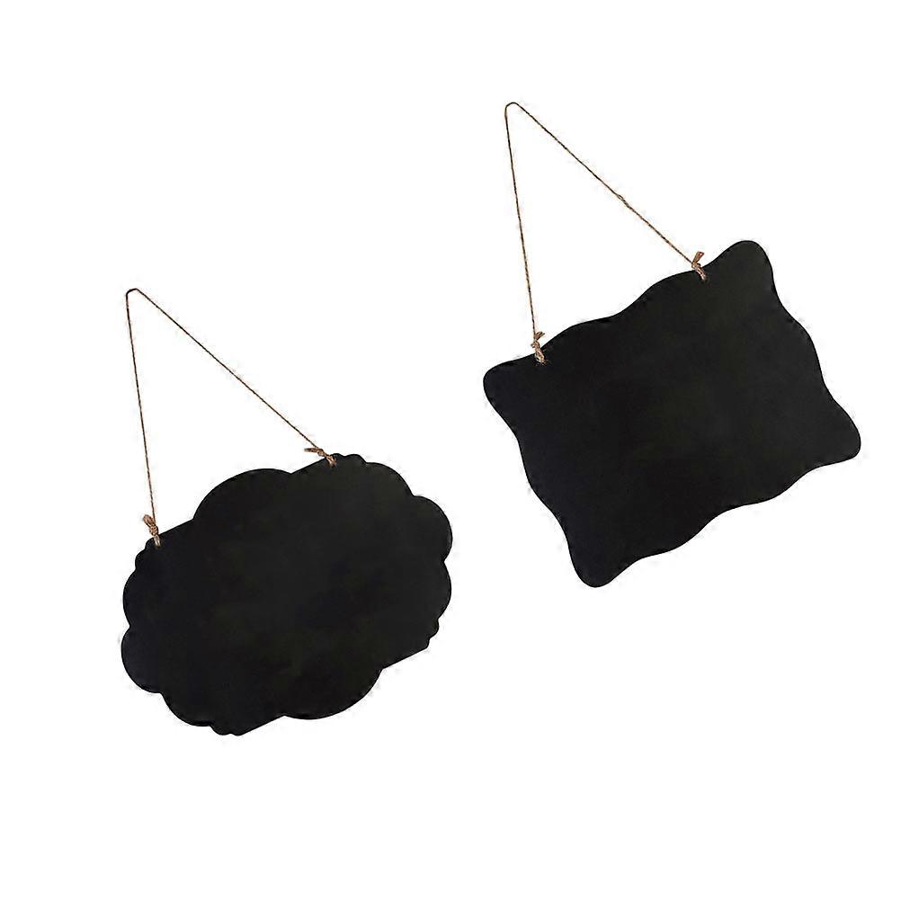 Mini Blackboard for Writing Use Portable Double Sided Drawing Board Cultivates Kids Skills Black