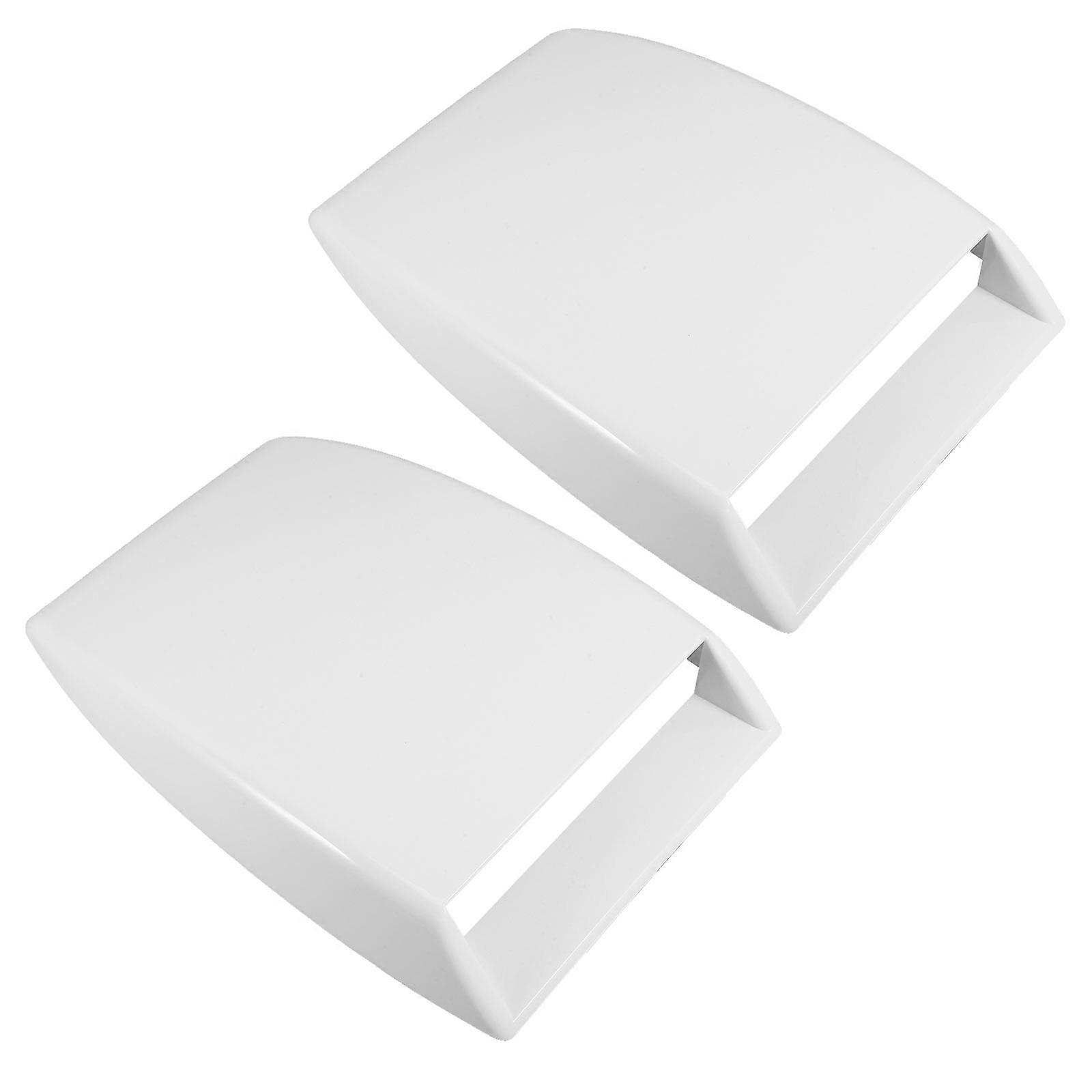 Bonnet Vent Cover Accessory 10.02X7.07X1.30in ABS Material Air Circulation 2Set