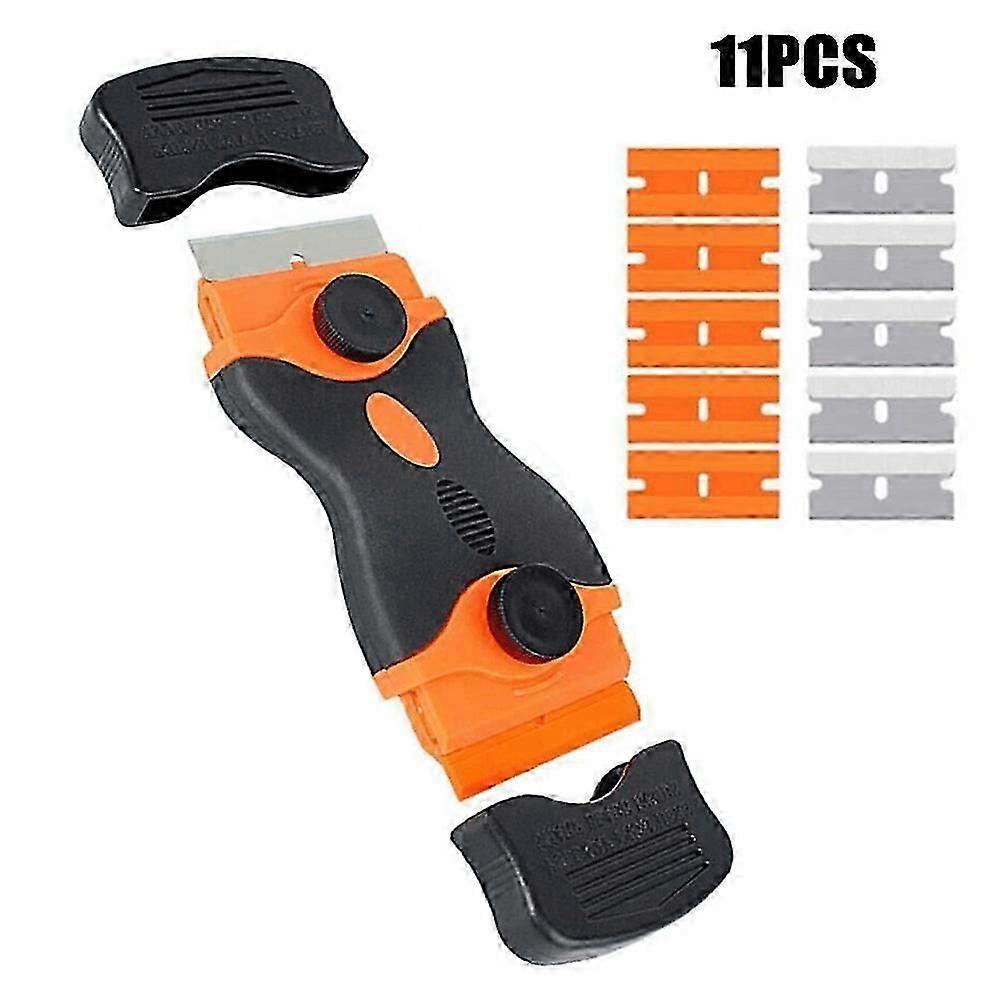 Ceramic Hob Scraper + 20 Blades, Versatile Glass Scraper Ceramic Hob Scraper for Windows/Mirror/Floo