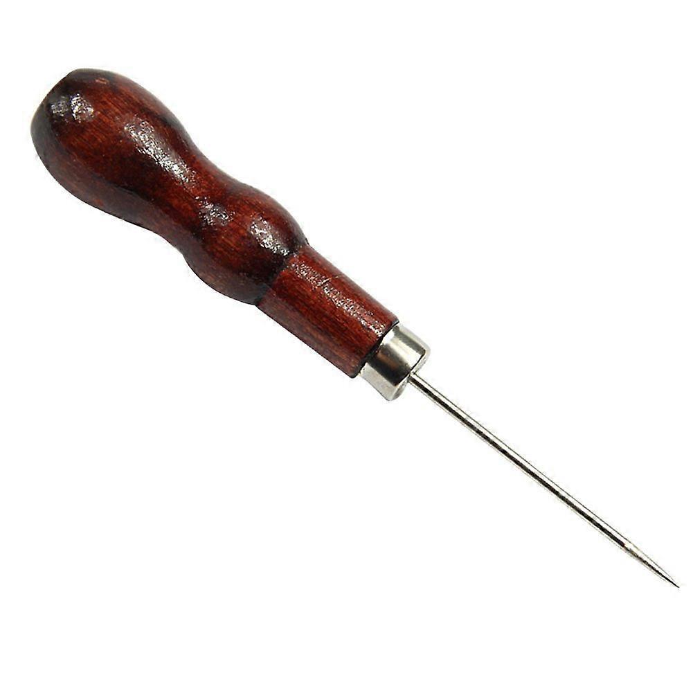 Estone Leather Craft Cleaning Cloth Awl Tool Pin Punch Hole Maker for Stitching Projects, Durable and Precision Design
