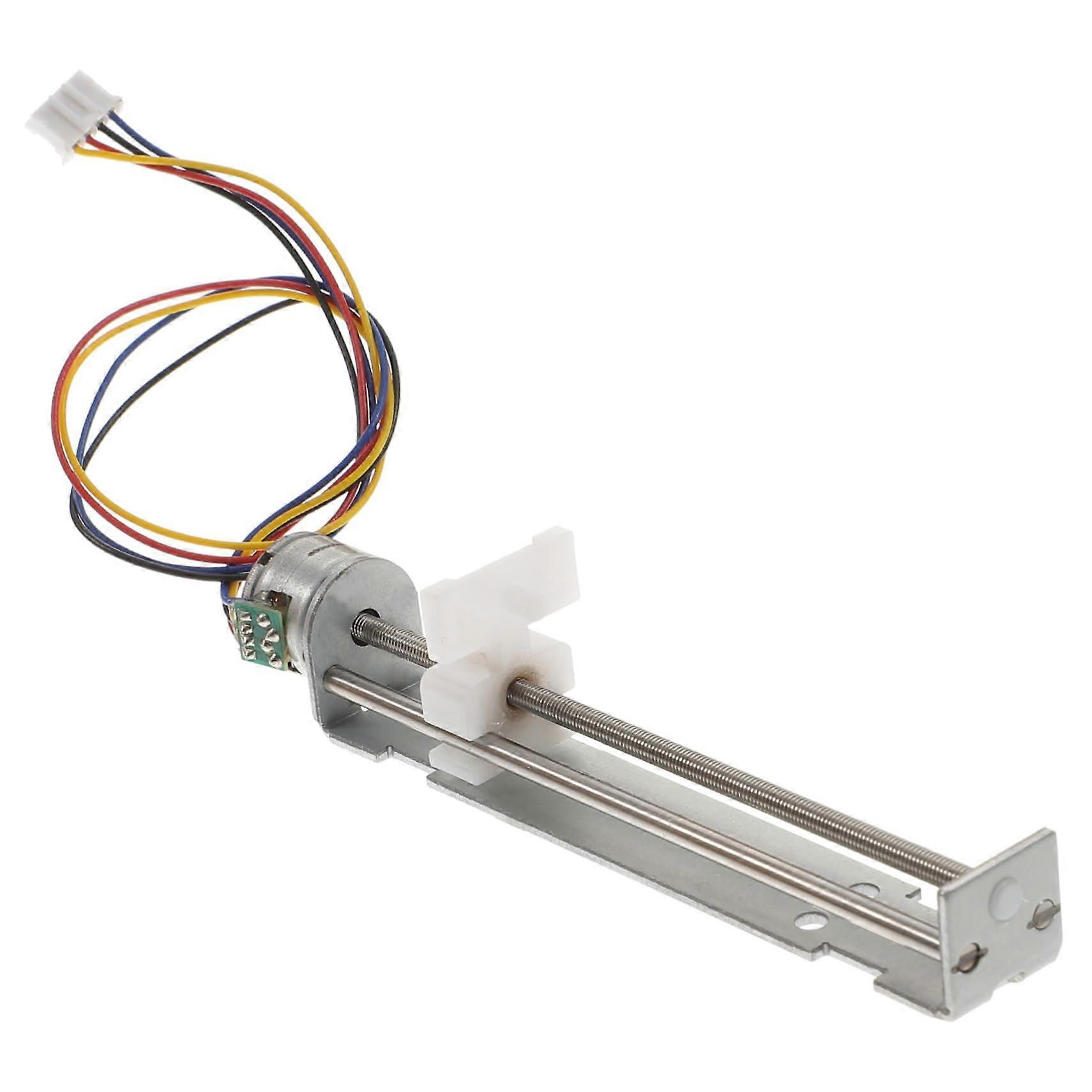 Stepper Motor Linear Rail Actuator For DIY CNC Router, Precision Aluminum 100mm, NEMA 17 Compatible For Laser Engravers