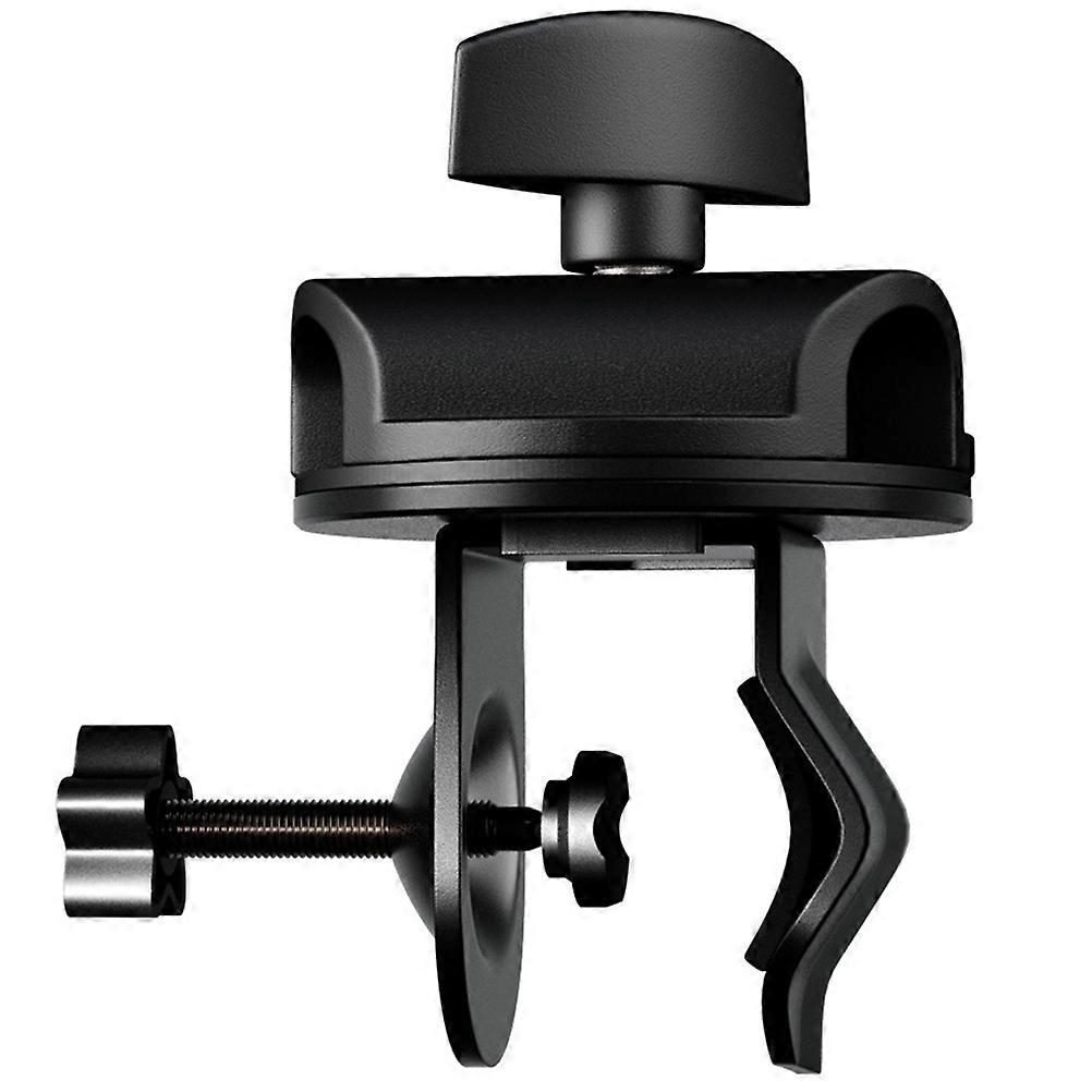 Microphone Clip Desk Mount Arm Boom Clamp with Rotating Plate for Streaming, Recording & Live Performances – Universal Fit for Handheld Mics