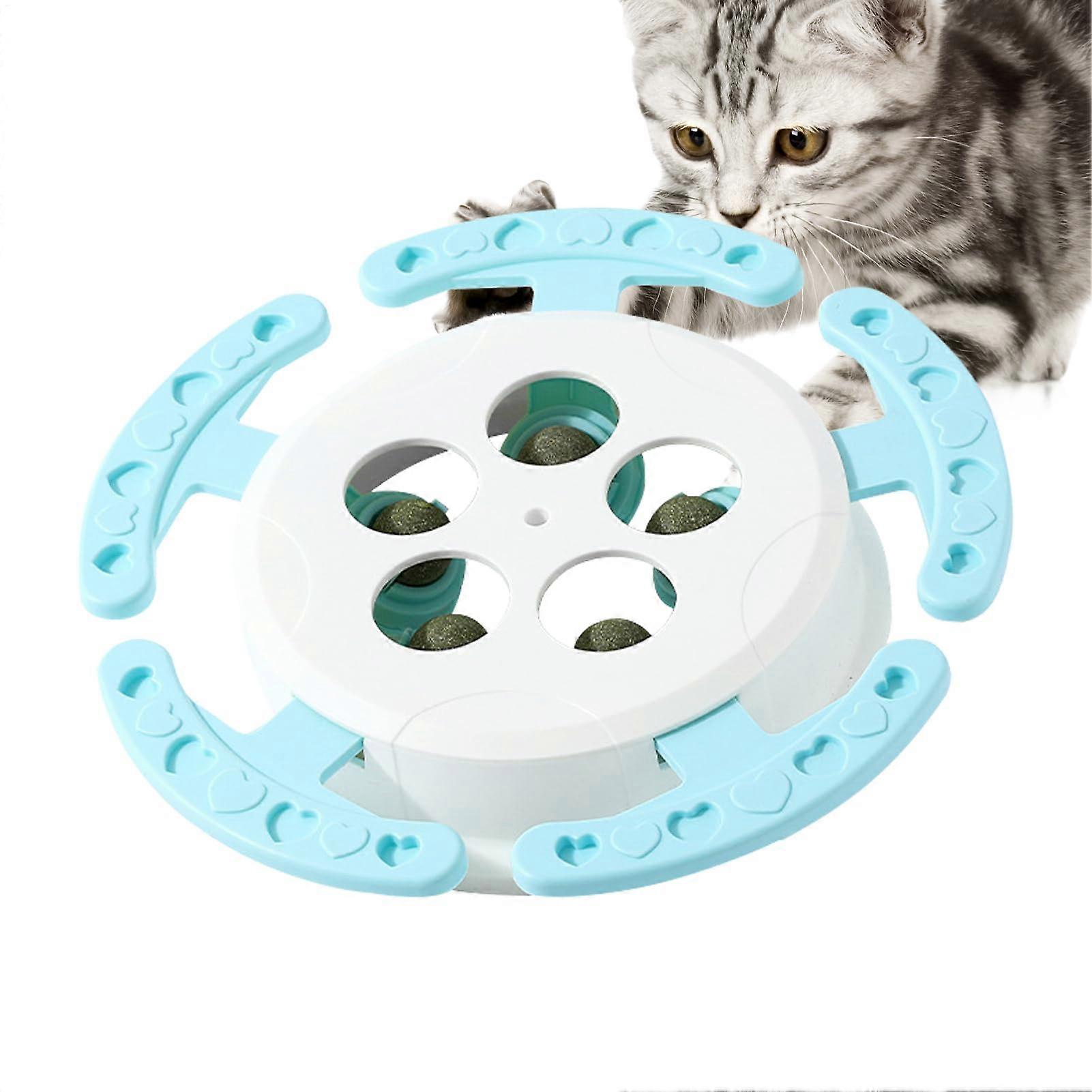 Cat enrichment toy, interactive cat toy for indoor cats, whack mole cat feeder