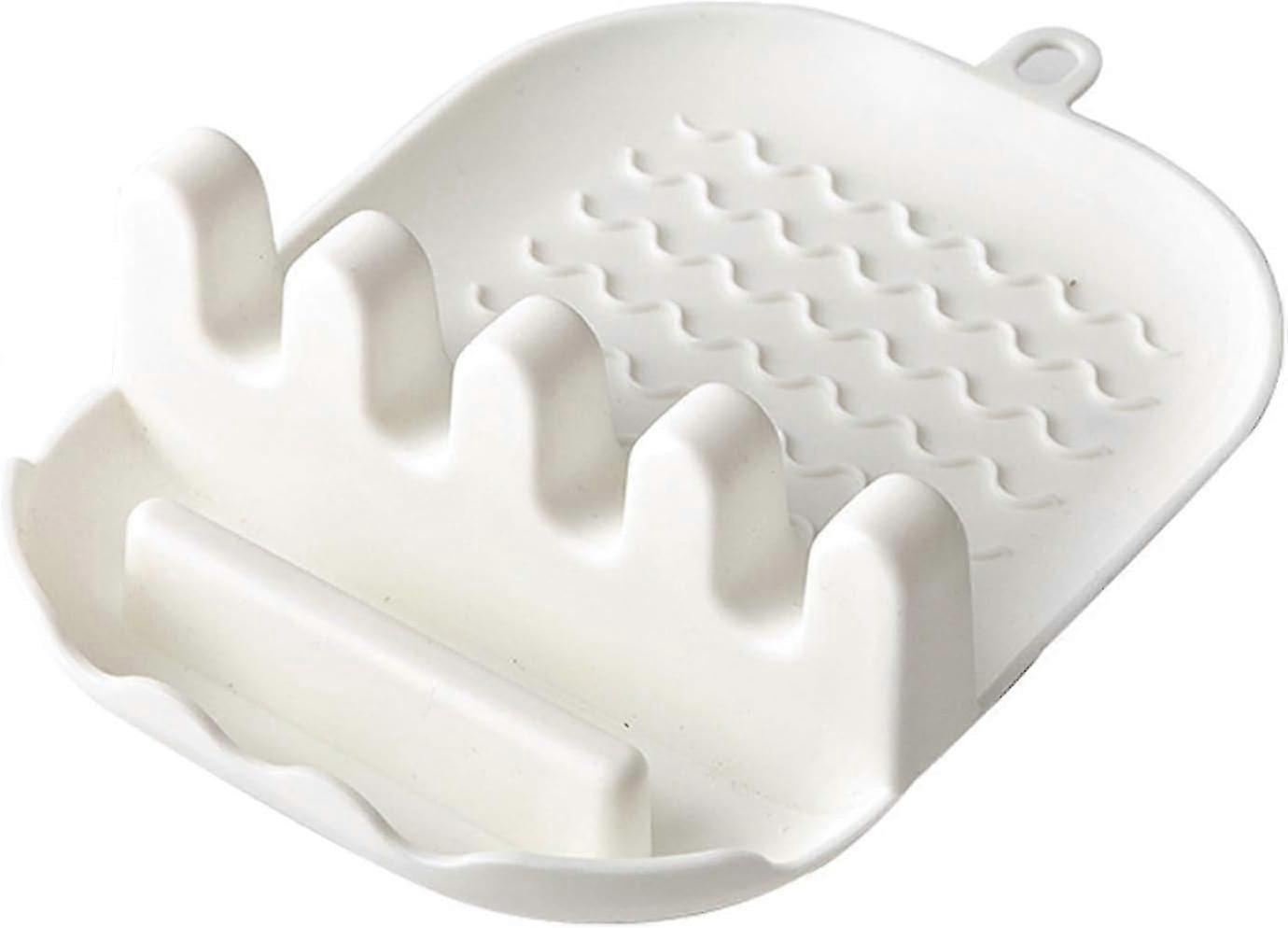 2025 Multifunctional Kitchen Tool, Heat Resistant Silicone Utensil Organizer With Drip-Free Design For Multiple Utensils And Pot Lid Holder, Bpa Free