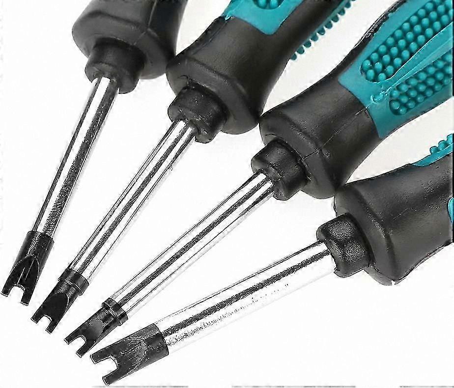 4-Piece U-Fork Screwdriver Set, Magnetic Anti-Slip Hand Tool for Versatile Use
