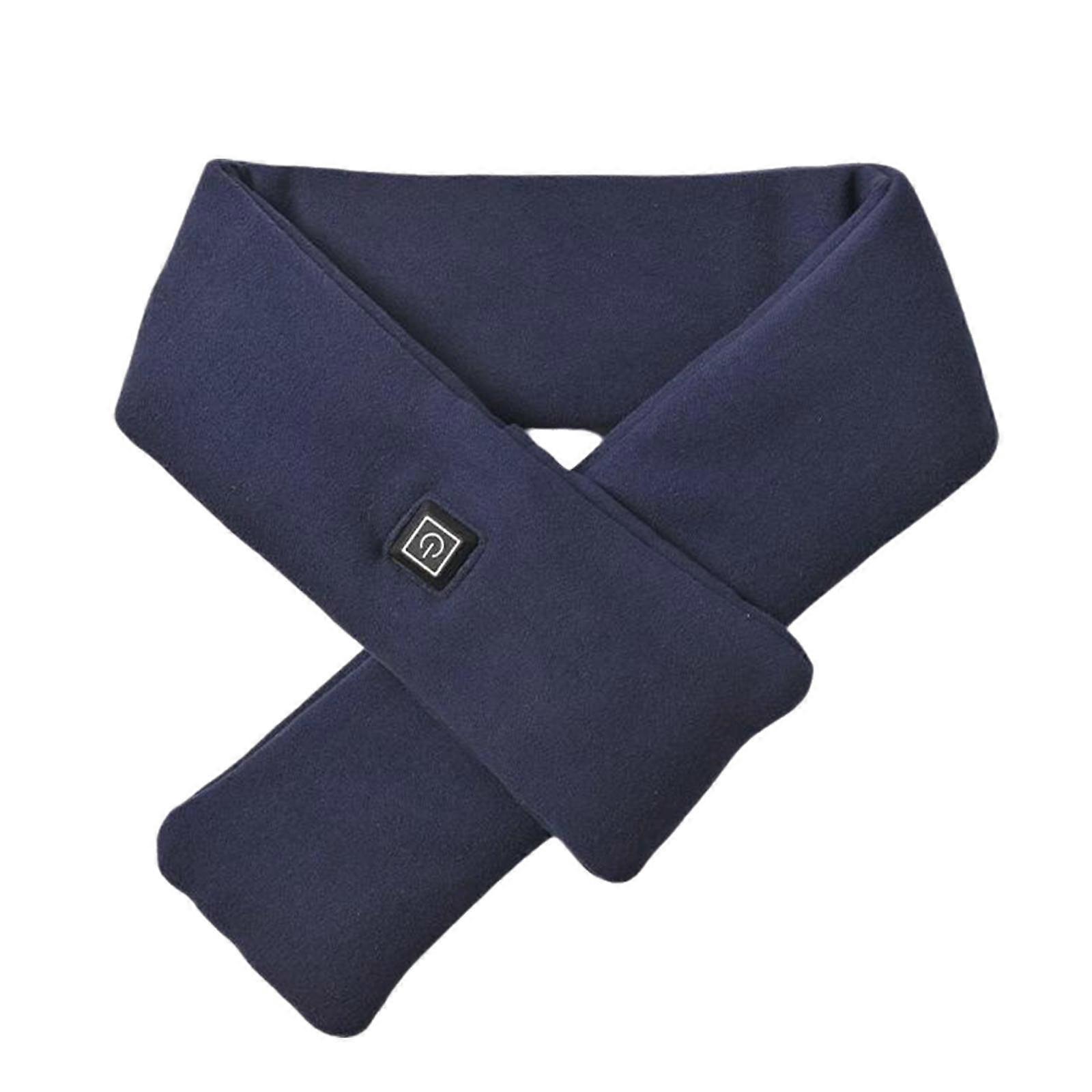 USB Rechargeable Electric Heated Scarf for Winter Warmth with 3 Adjustable Temperature Setting Neck Warmer Heater Wrap