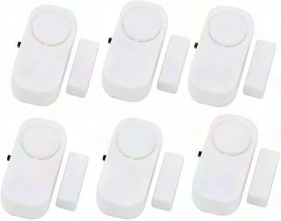 6-Pack Wireless Home Security Alarm System for Doors & Windows