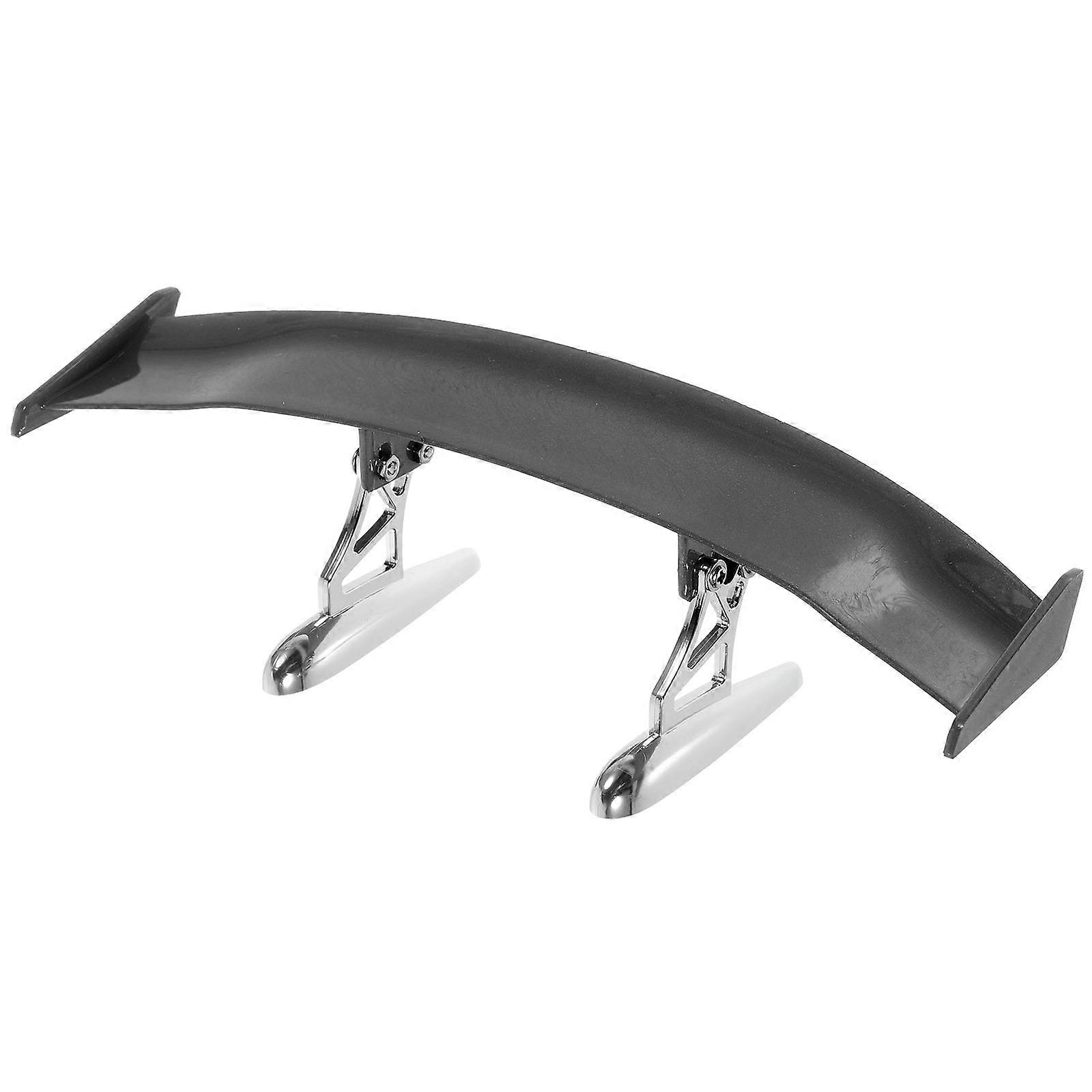 リアトランクウィングカーテールウィングスポイラーブラック17.5X4.5X3CM耐風調整1個