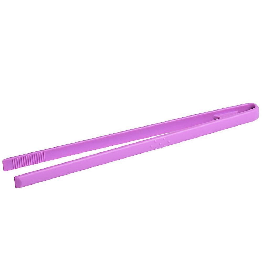 Silicone Food Clip Tongs for Barbecue, Baking & Kitchen Use Multi Purpose Serving Tool for Pastries, Salads & Desserts PP Material, Non Slip