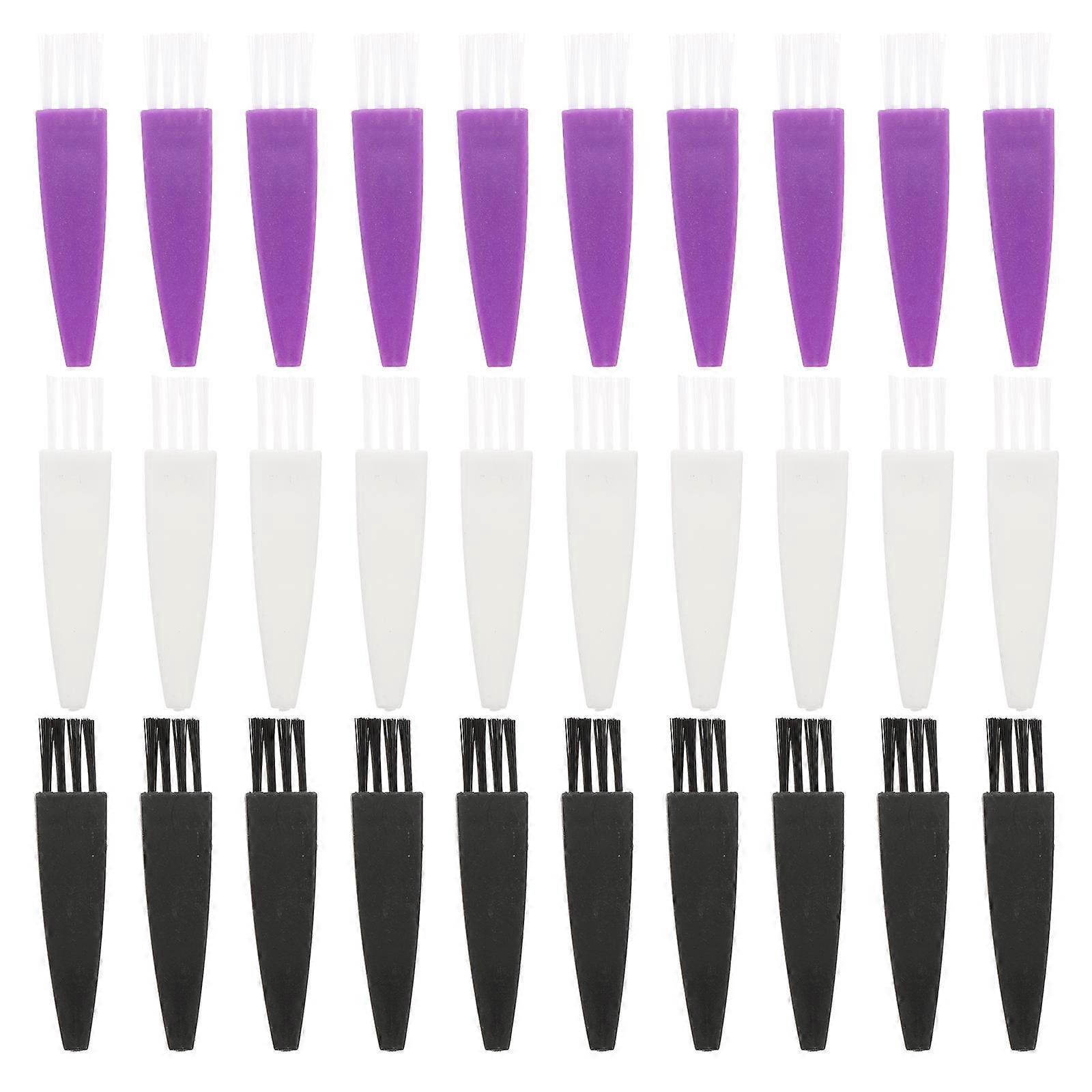 30pcs White Black Purple Tools for Rhinestone Sorting Cleaning in DIY Crafts Art Precision Work