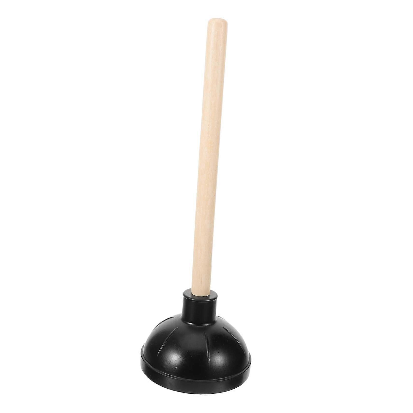 Toilet Plunger with Long Handle, Ergonomic Design, Reusable for Bathroom and Office, Effective for Clogs and Drain Cleaning