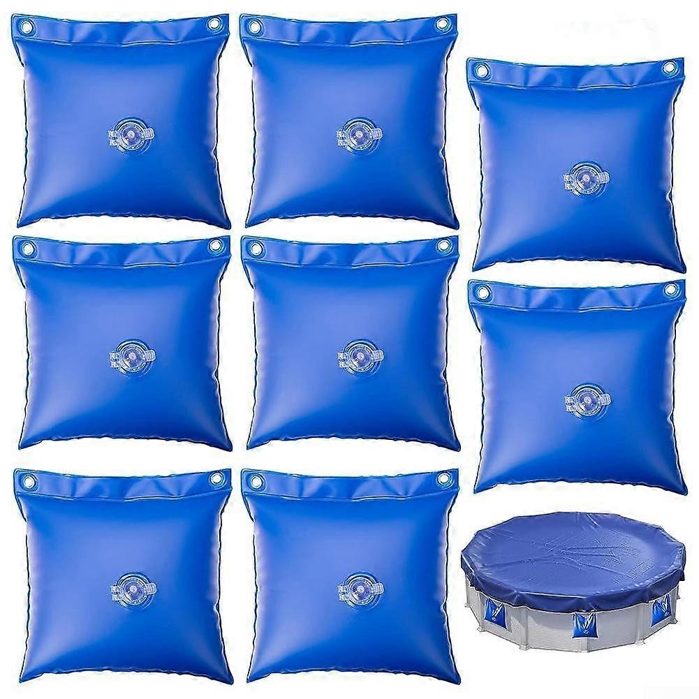 Secure your pool cover, 12 pieces, with durable hanging pockets featuring weatherresistant design (4 pieces).