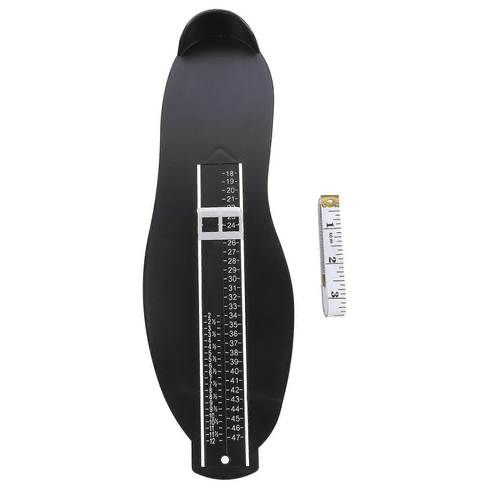 Foot Measurement Device Plastic Foot Measuring Tool Accurate Measurements For Adults Home Use 1Set