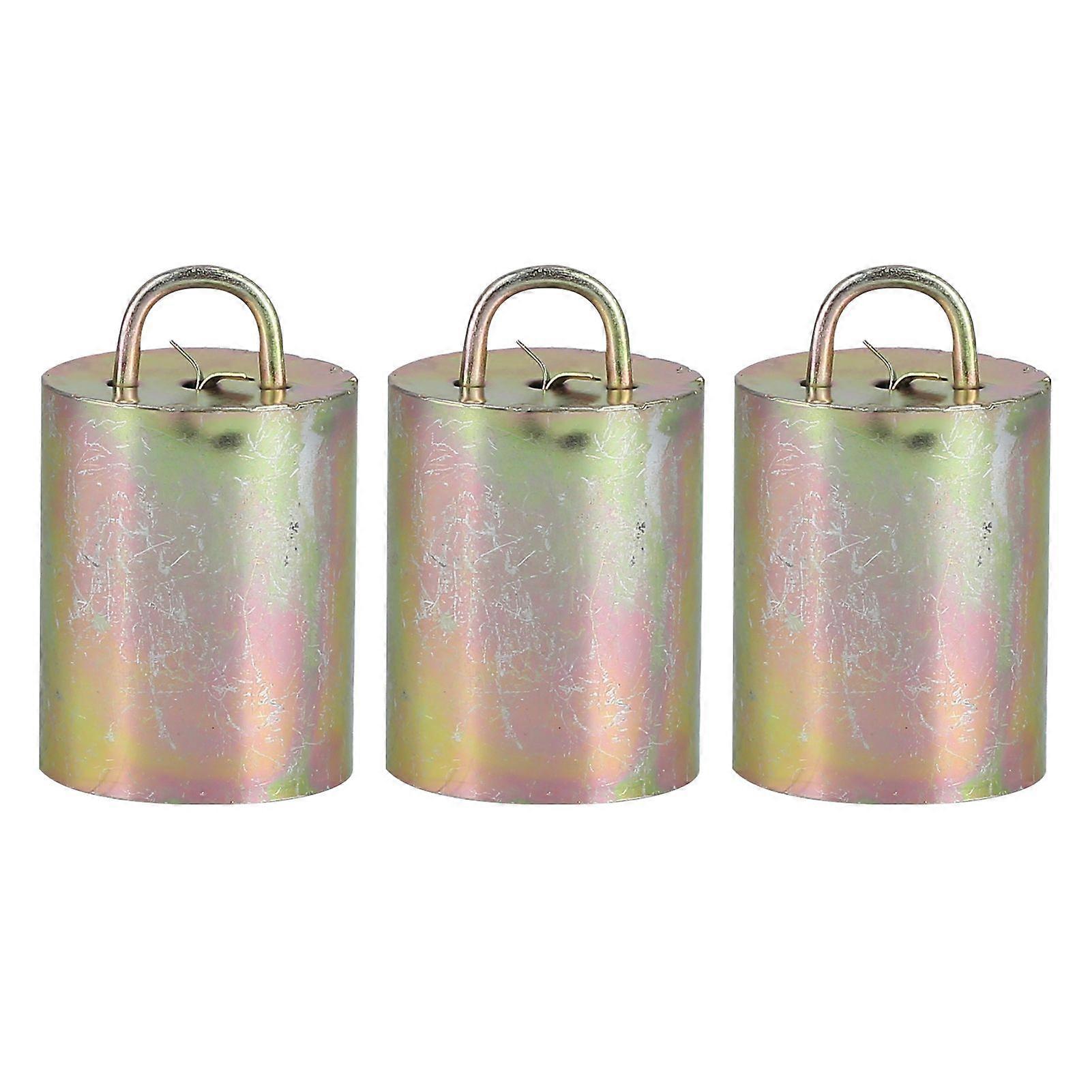 3個の合金家畜の鐘は、牛の屋外ストックファームのためのアンチロストシープの鐘を厚くしました。1ベル