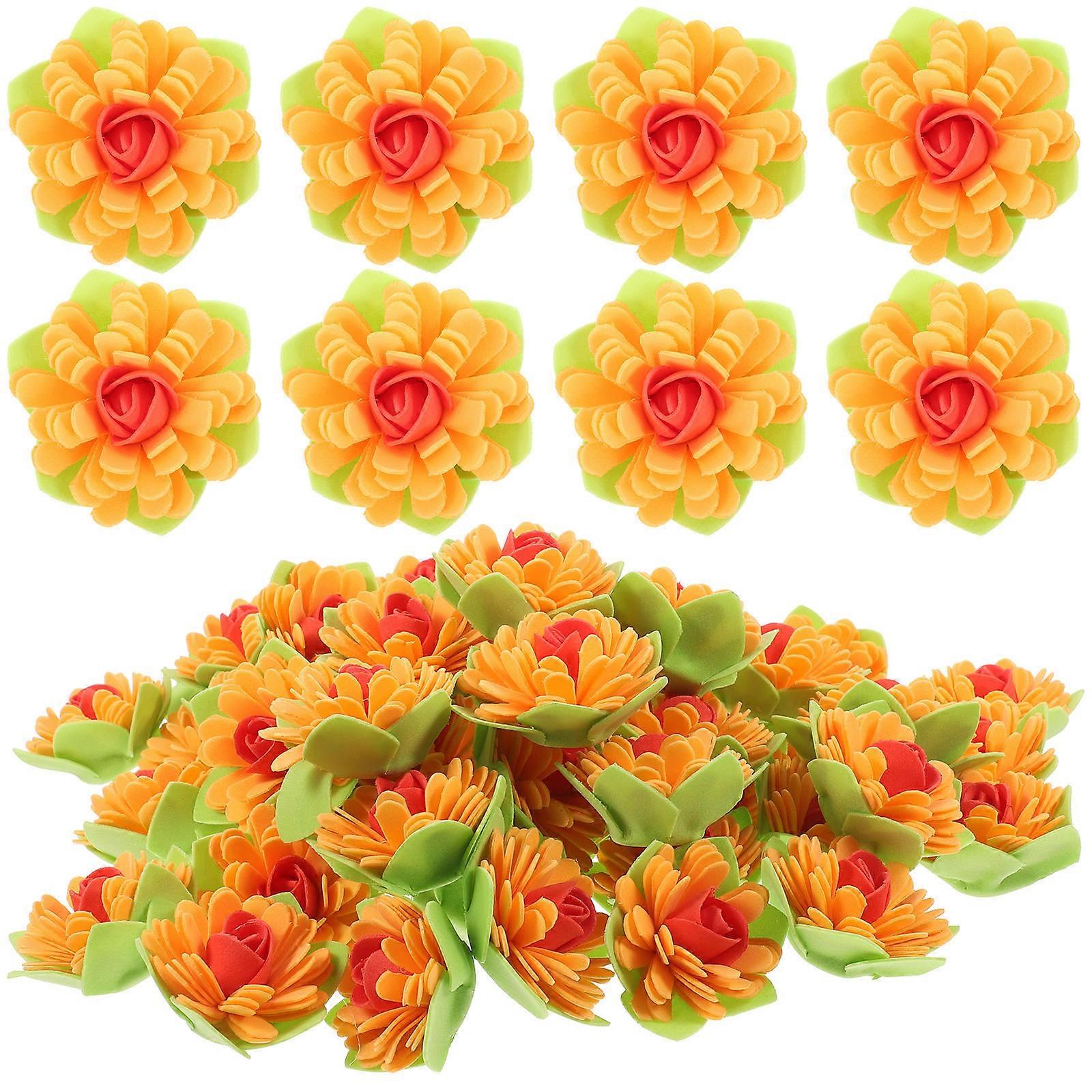 Home Decor Aromatherapy Flower Diffuser 50Pcs Replacement Flowers 5.5X5.5X3Cm For Wedding Air Freshener
