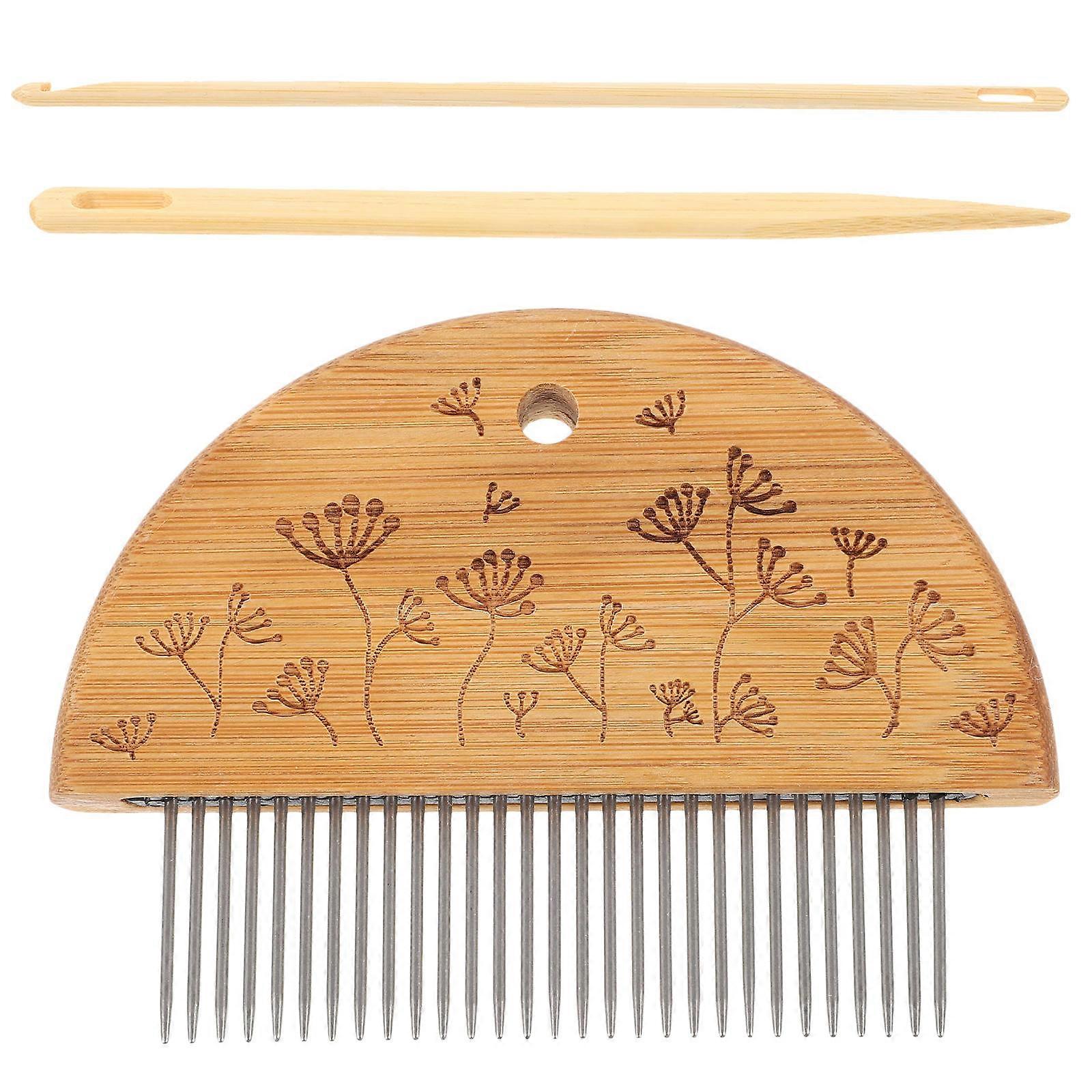 Wooden Loom Comb Set for Tapestry Making 1Set Handloom Weaving Tool