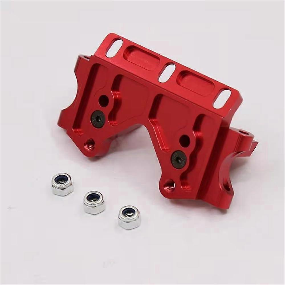 Aluminium Front Lower Bracket Mount RC Spare Parts for Traxxas Slash 2WD 1/10 RC Car (Red)