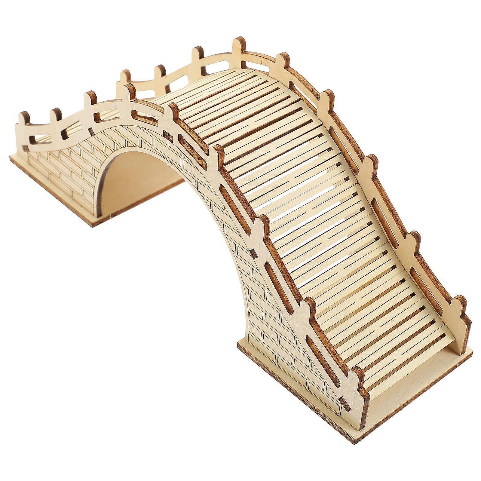 Wooden Arch Bridge Craft Kit for DIY Educational STEM Building Projects to Enhance Creativity, Imagination, and Hands On Skills – Ideal for Boys and