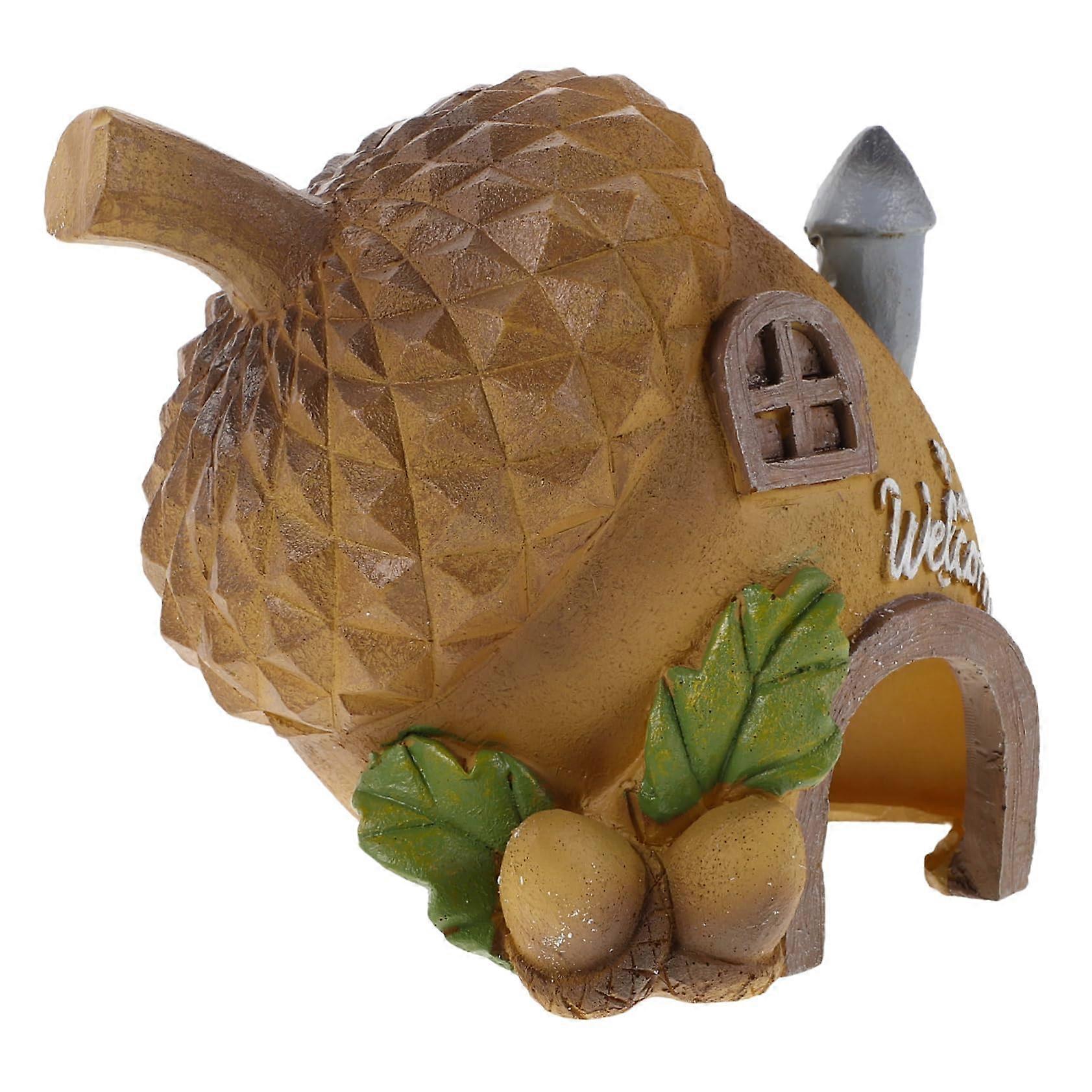 Aquarium Decoration Hideout House For Shrimp And Fish, Turtle Tank Accessories, Natural Landscape Design, Easy To Clean