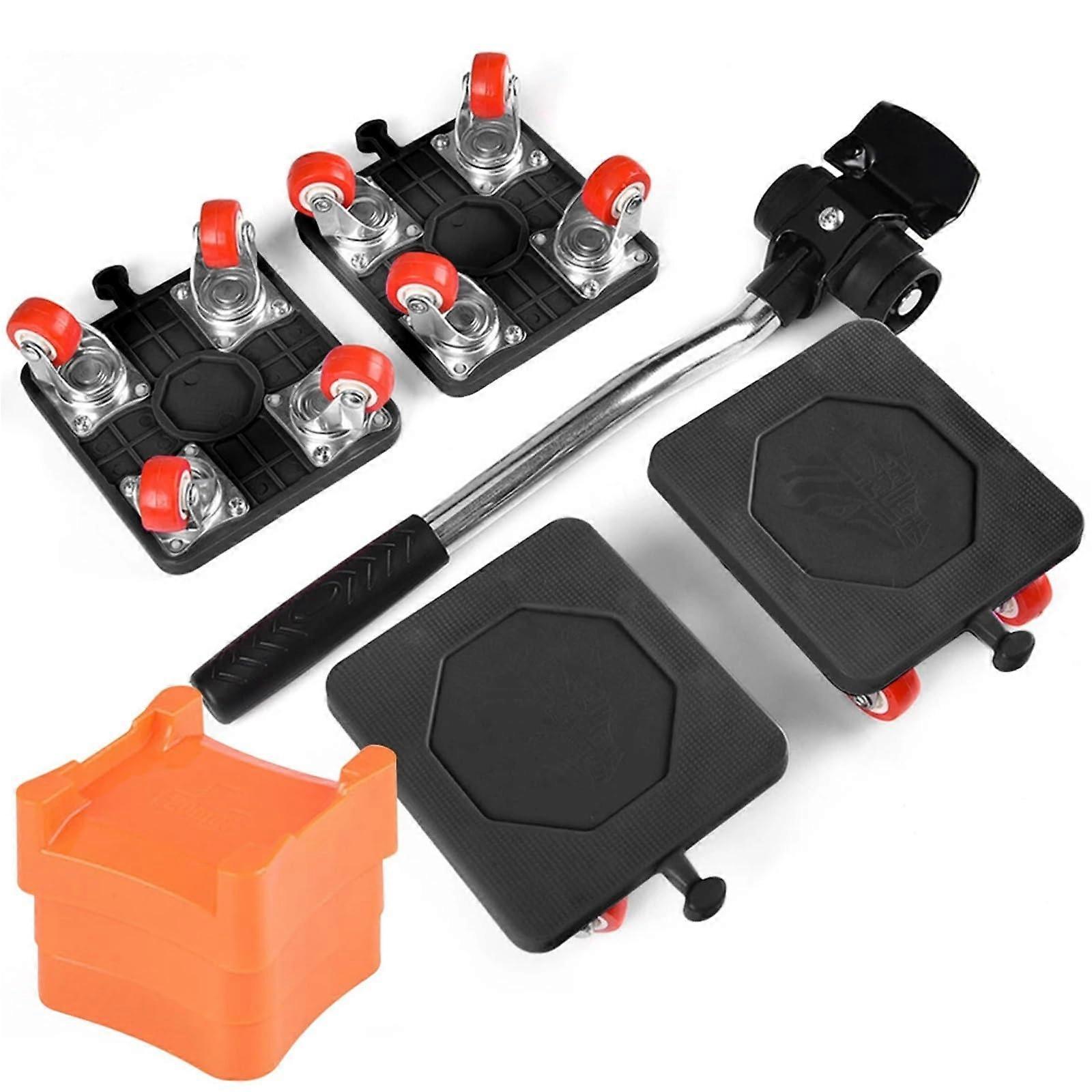 Car Transporter Trolley, Heavy Duty Furniture Lifter Kit, 880 Lb Load Capacity, Labor Saving Roller Handling Tool